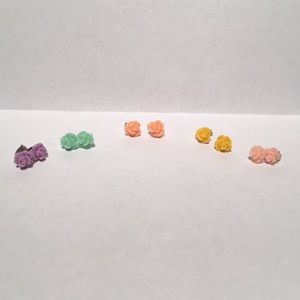 Flower Earring Set